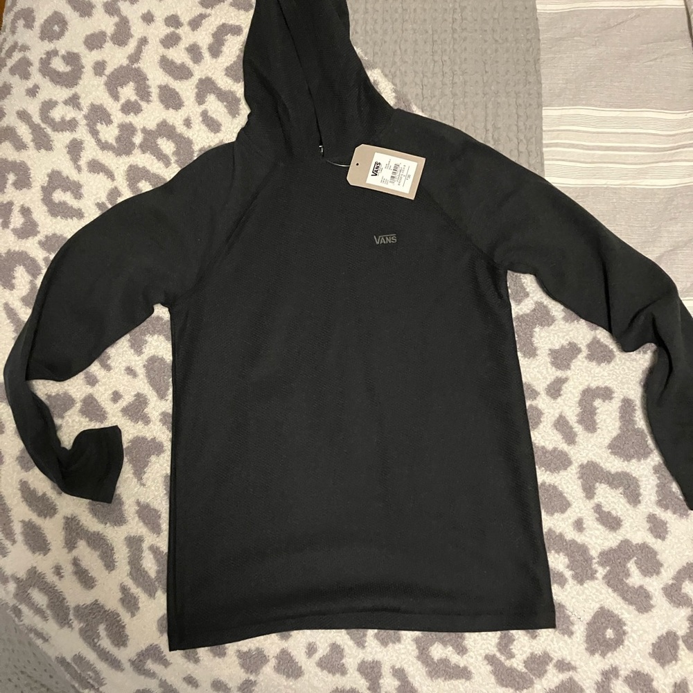 Kids Vans Pullover long sleeve thermal shirt small NWT